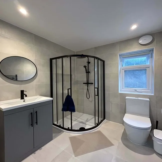 Maddox Light Grey Concrete Effect Matt Porcelain Wall and Floor Tile