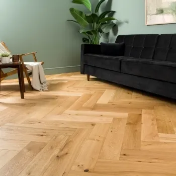 Delamere Herringbone Classic Oak Engineered Wood Flooring 13mm Oiled