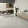 Fior Di Bosco Ivory Decor Marble Effect Gloss Ceramic Wall Tile