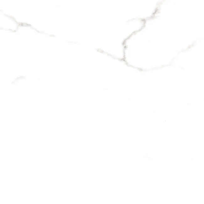 Carrara White Gloss Marble Effect Ceramic Floor Tile 