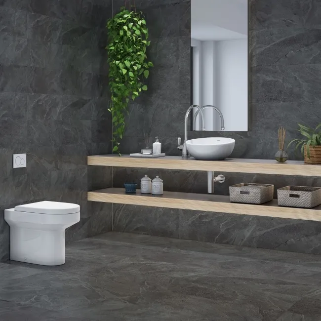 Colorado Anthracite Slate Effect Anti Slip Porcelain Tile