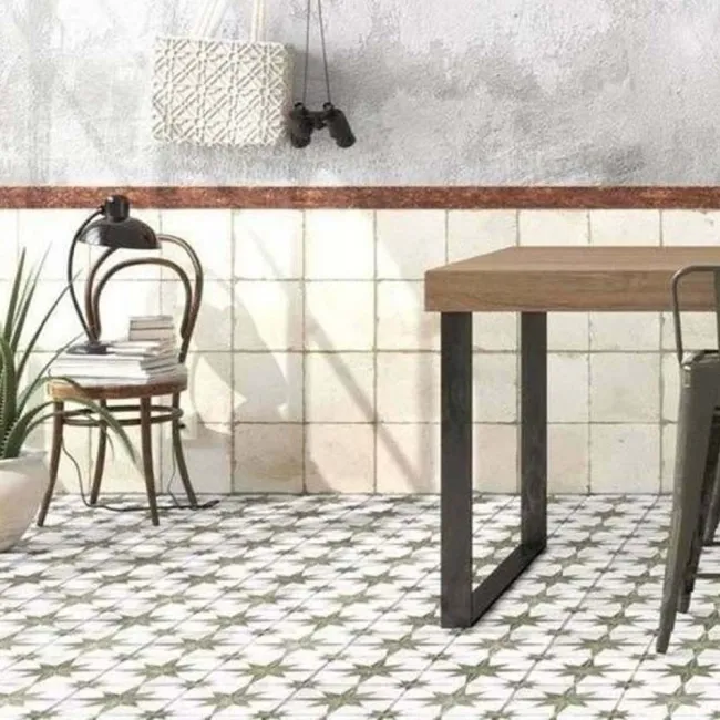 Metropolis Star Laurel Wall and Floor Tiles
