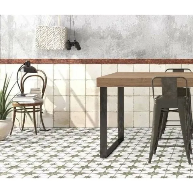 Metropolis Star Laurel Wall and Floor Tiles