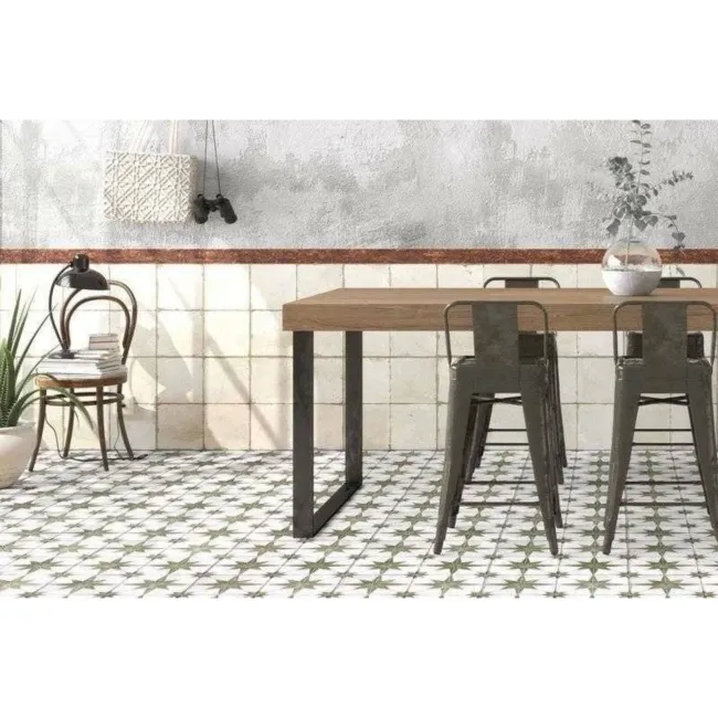 Metropolis Star Laurel Wall and Floor Tiles