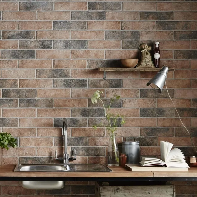 Muralla Beige Brick Wall Tiles