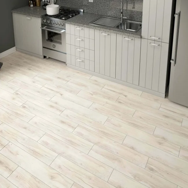 Naturalia Grey Oak Wood Effect Matt Porcelain Floor Tile