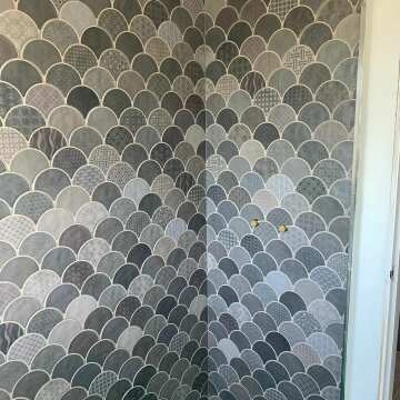 Scale Boho Grey Wall and Floor Tiles