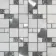 Comet White Square Stone Mosaic 300x300