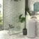 Lylia Blue Decor Hexagon Matt Wall and Floor Tile