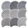 Scale Boho Grey Wall and Floor Tiles