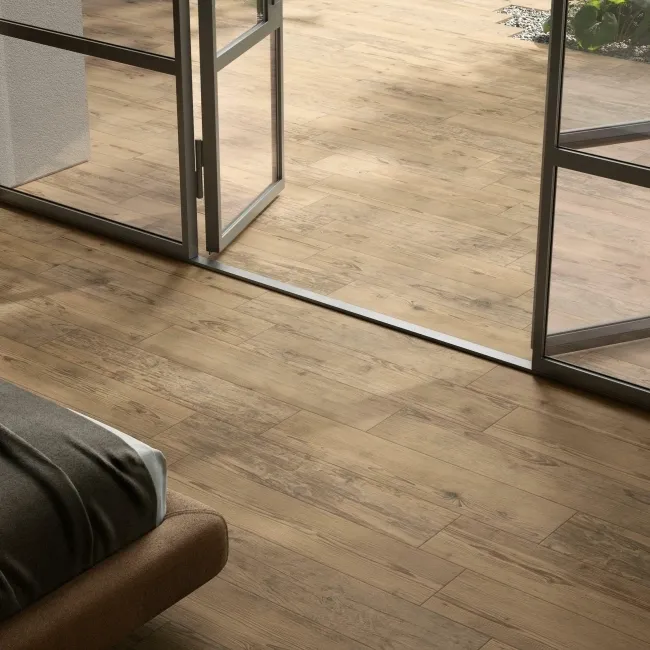 Sequoia Dark Oak Wood Effect Anti Slip Italian Porcelain Tile