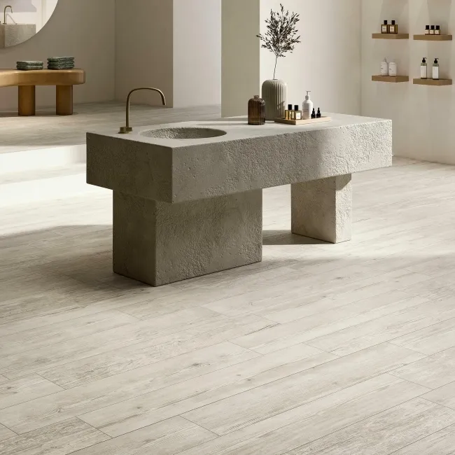 Sequoia White Oak Wood Effect Anti Slip Italian Porcelain Tile