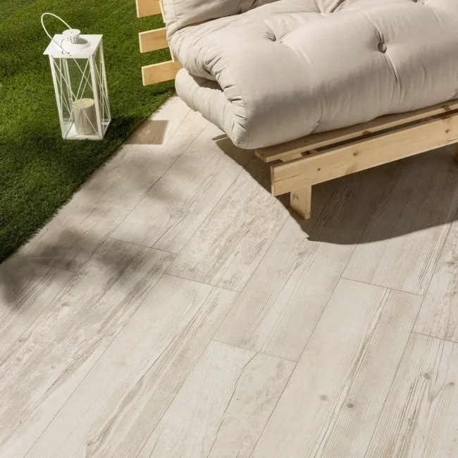 Sequoia White Oak Wood Effect Anti Slip Italian Porcelain Tile