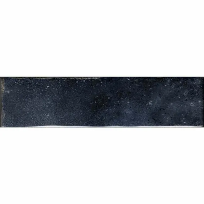 Style Denim Blue Brick Effect Gloss Ceramic Wall Tile