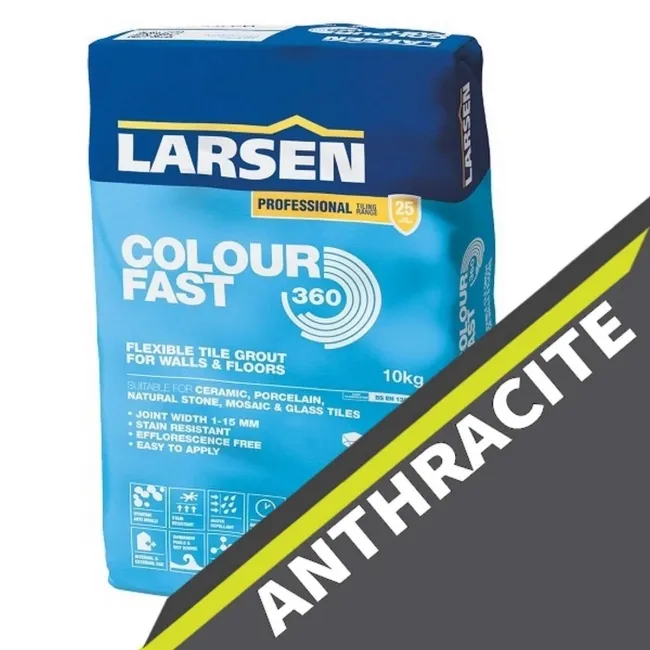 Colourfast 360 Flexible Anthracite Grout - 10kg