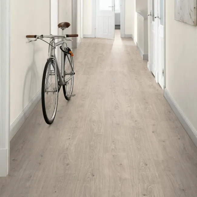 Woodland Light Grey Oak Water Resistant Laminate Flooring 8mm