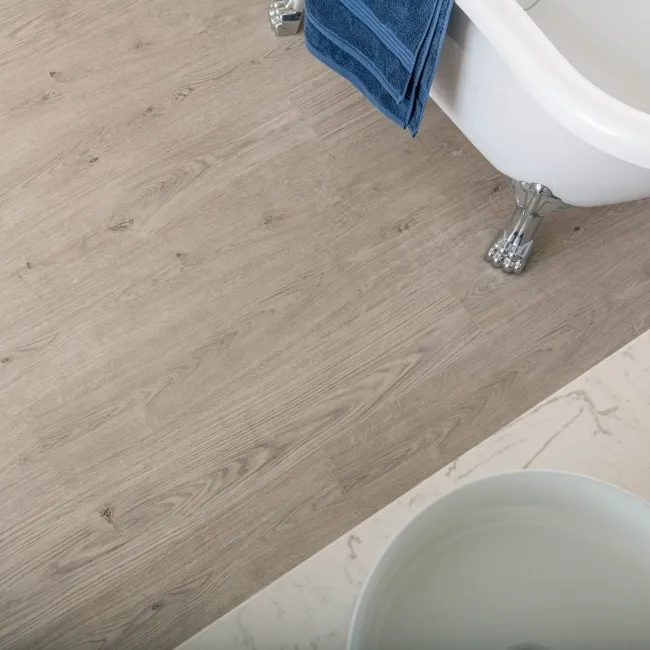 Woodland Light Grey Oak Water Resistant Laminate Flooring 8mm