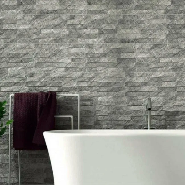 Ribera Grey Slate Effect Wall Tiles 