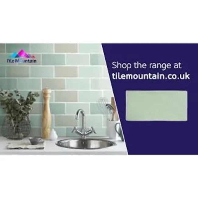 Craquele Mint Wall Tiles 