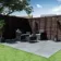 Triunfo Graphite Stone Effect Large Outdoor Porcelain Slab Tile