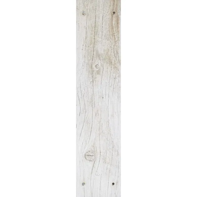 Reclaimed White Oak Nailed Wood Effect Floor Tile