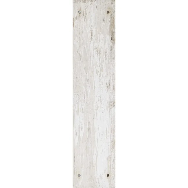 Reclaimed White Oak Nailed Wood Effect Floor Tile