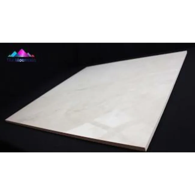 Muse White Italian Polished Porcelain Floor Tiles