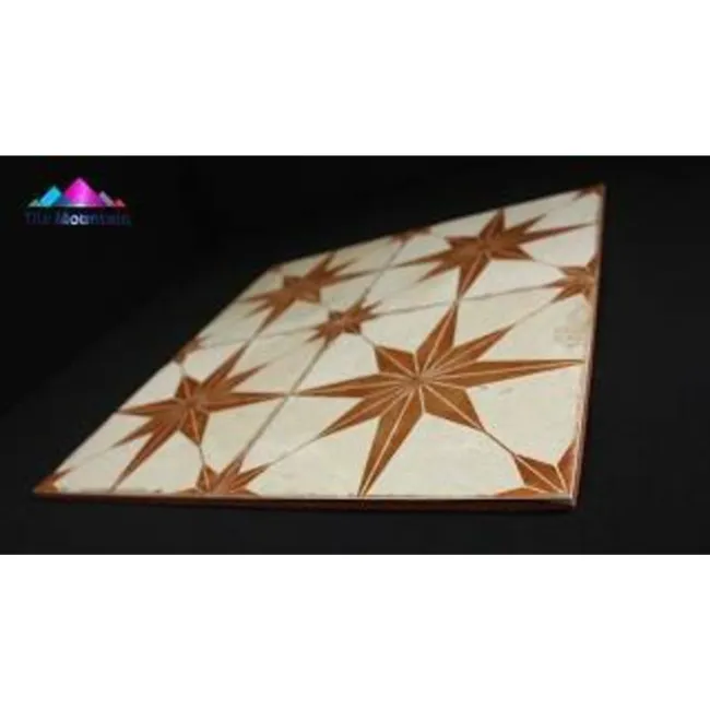Metropolis Star Sienna Wall and Floor Tiles 