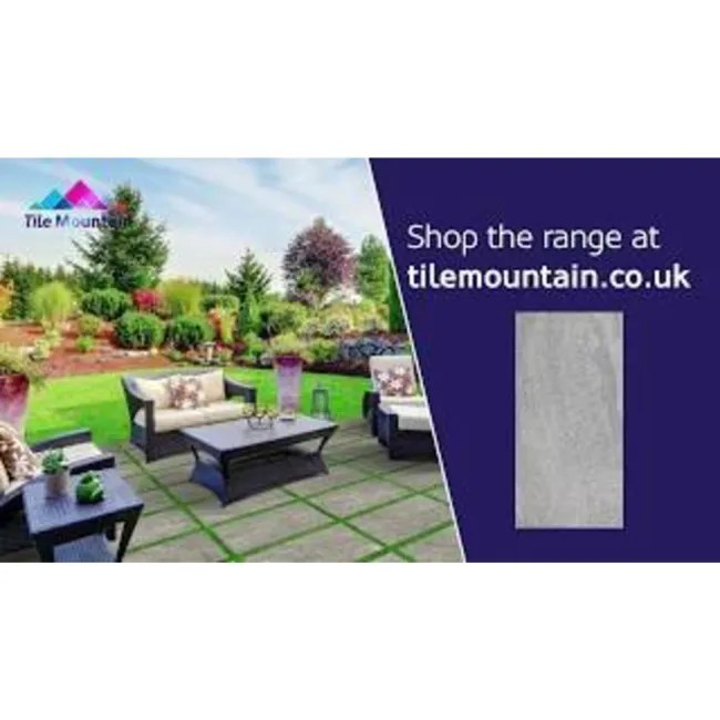 Granito Grey Stone Effect Large Outdoor Porcelain Slab Tile