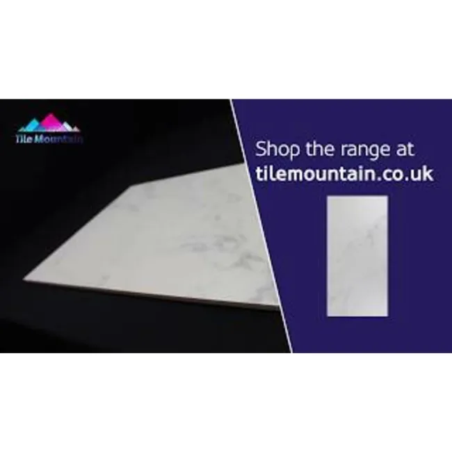 Carrara White Matt Marble Porcelain Wall and Floor Tile