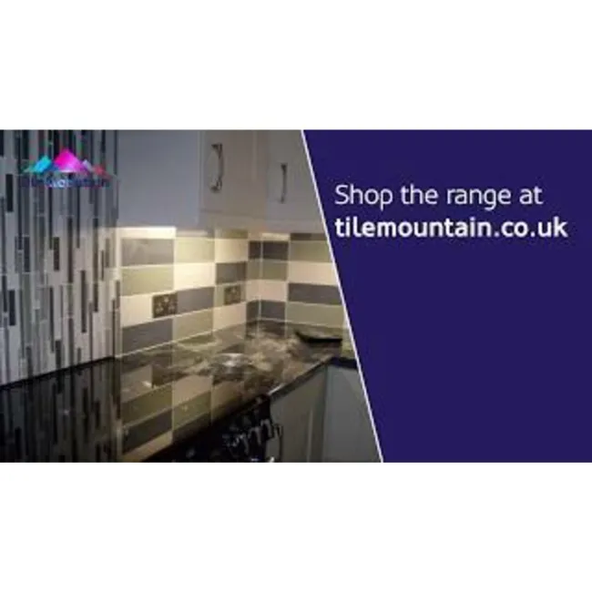 Linear Navy Blue Gloss Wall Tiles