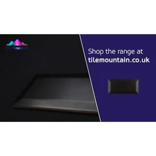 Mini Metro Matt Black Wall Tiles