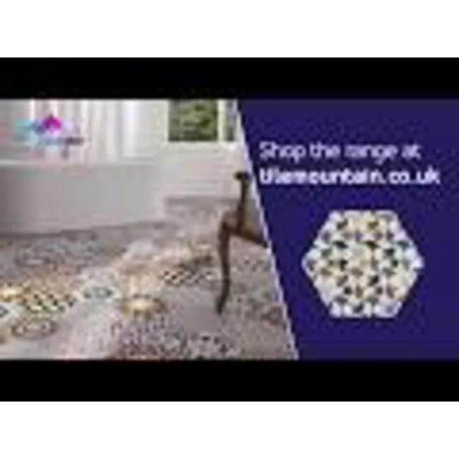 Andalucia Hexagon Patterned Porcelain Wall And Floor Tiles