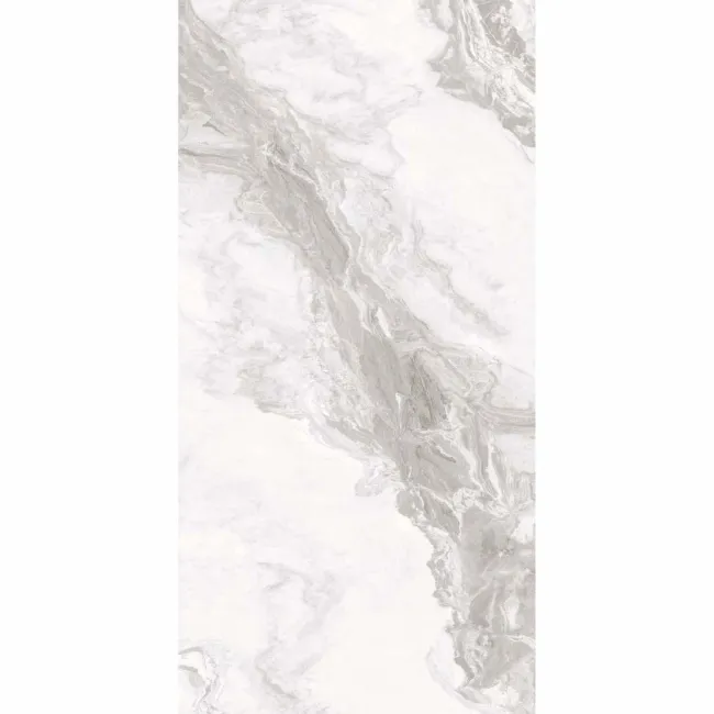Fenndi Silver Marble Effect Polished Porcelain Tile