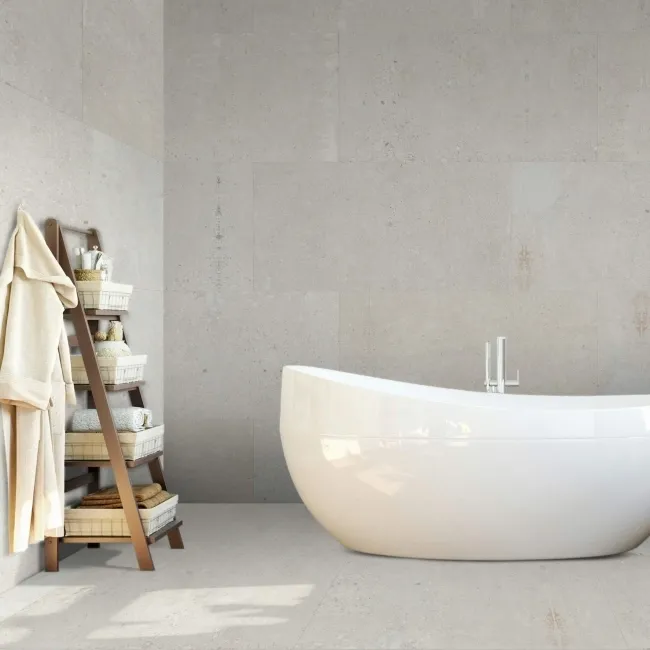 Abstract Bone Stone Effect Polished Porcelain Floor Tile