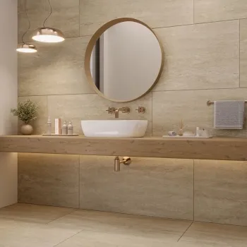 Baltico Beige Stone Effect Porcelain Wall & Floor Tile