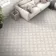 Flora Ivory Patterned Matt Ceramic Floor Tile