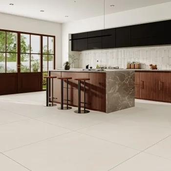 Copa White Stone Effect Matt Large Porcelain Floor Tile