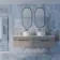 Omen Blue Onyx Marble Effect Matt Porcelain Tile