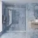 Omen Blue Onyx Marble Effect Matt Porcelain Tile