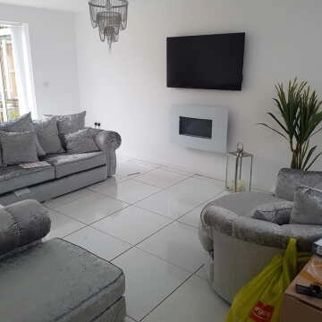 Alaska White Gloss Floor Tiles