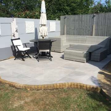 Maverick Grey Outdoor Slab Tiles