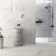 Caelum White Marble Effect Semi Polished Porcelain Wall and Floor Tile 