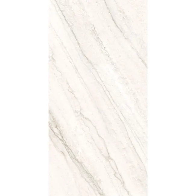 Caelum White Marble Effect Semi Polished Porcelain Wall and Floor Tile 