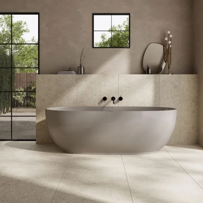 Everlast Sand Marble Effect Matt Porcelain Wall & Floor Tile