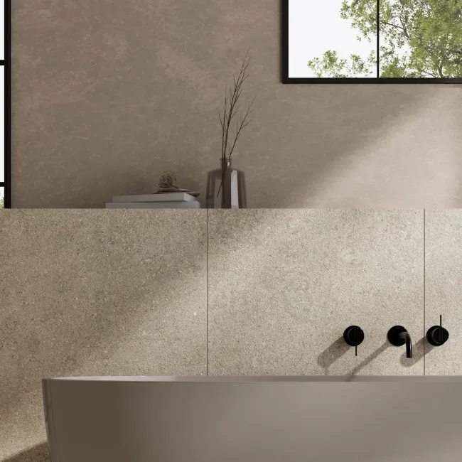 Everlast Sand Marble Effect Matt Porcelain Wall & Floor Tile