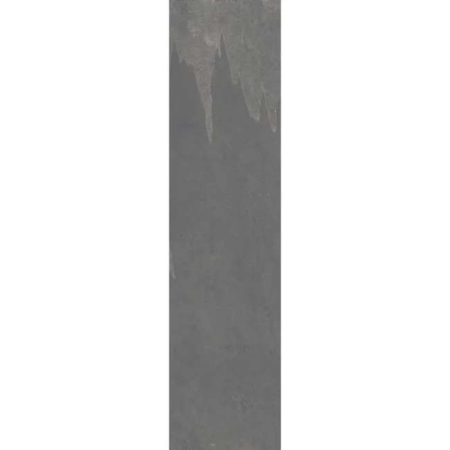 Mustang Light Grey Slate Effect Matt Porcelain Plank Tile