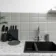 Subway Bevelled Grey Gloss Ceramic Wall Tiles