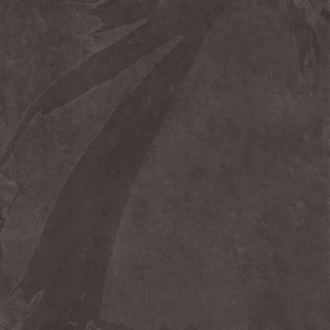 Mustang Black Slate Effect Matt Porcelain Floor Tile