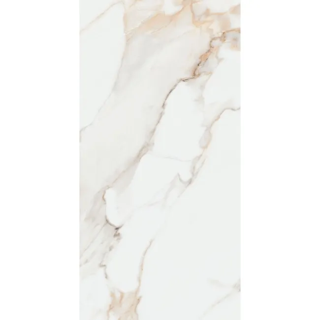 Lumiere Golden Grey Marble Effect Large Matt Vitrified Ceramic Tile